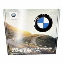 Load image into Gallery viewer, BMW floating wheel centre caps in box 68mm size