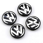 Image of 56mm VW Polo wheel centre caps unboxed