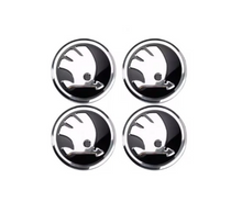 Load image into Gallery viewer, 4 Skoda Wheel Centre Caps Unboxed
