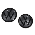 Image of VW VOLKSAWAGEN POLO 6C Black badges Emblems Front & Rear