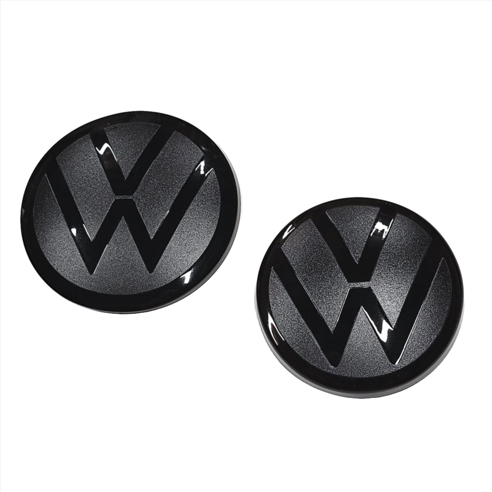 Image of VW VOLKSAWAGEN POLO 6C Black badges Emblems Front & Rear
