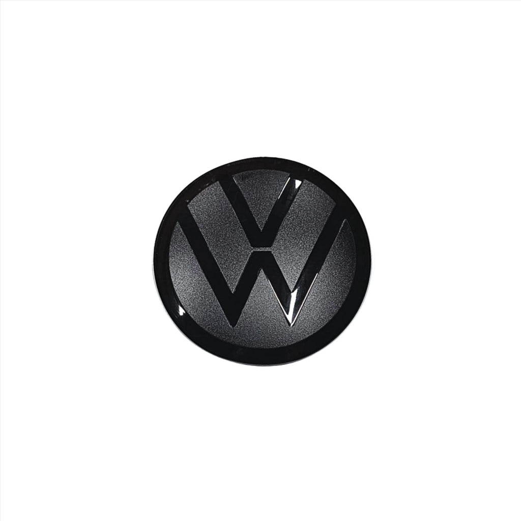 Image of VW VOLKSAWAGEN POLO 6C Black badges Emblems Front Only