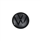 Image of VW VOLKSAWAGEN POLO 6C Black badges Emblems Front Only