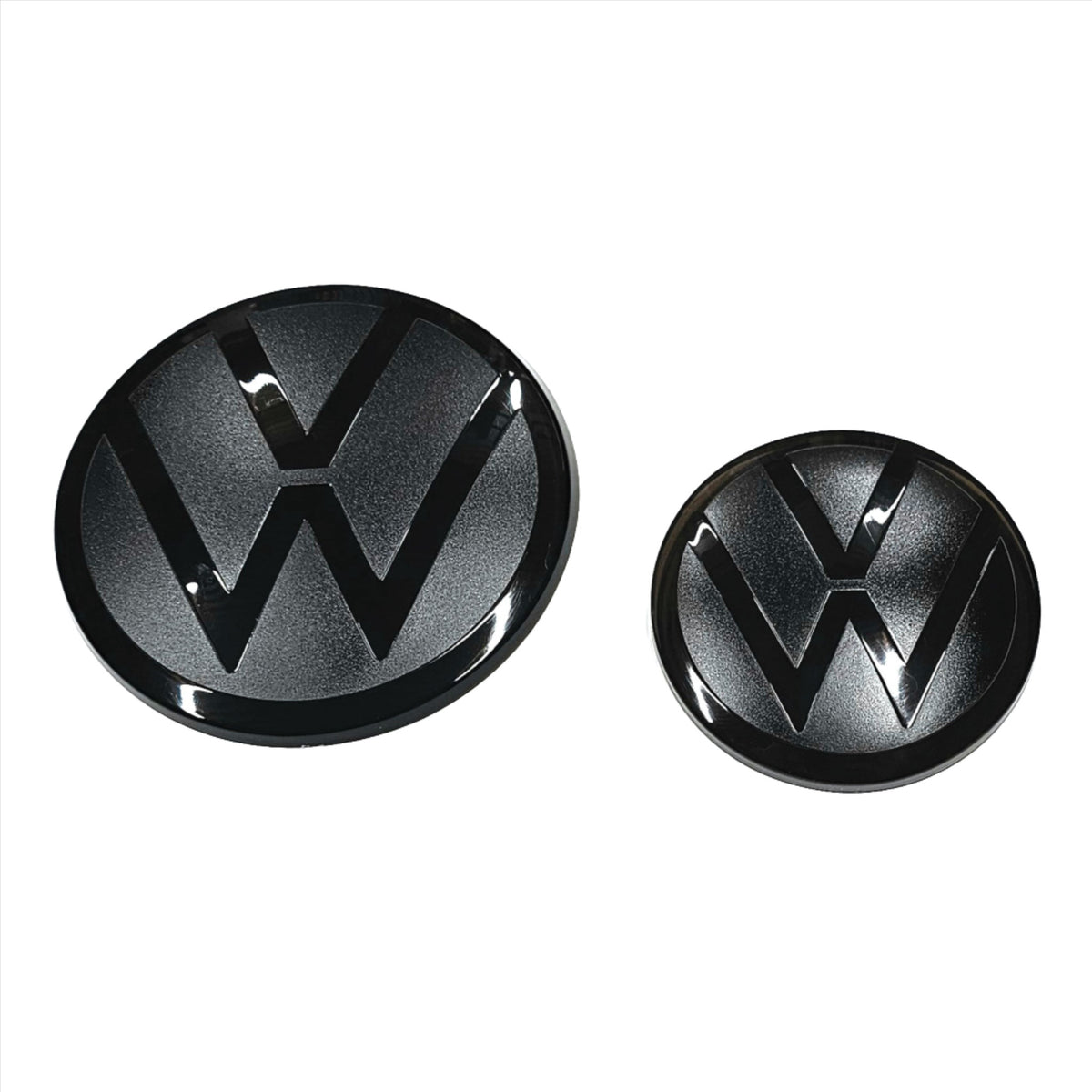 Volkswagen VW TIGUAN MK2 Gloss Black Tinted Badges SET - Front & Rear ...