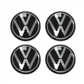 Image of Volkswagen VW New Style logo 65mm wheelcap centre hubs all four