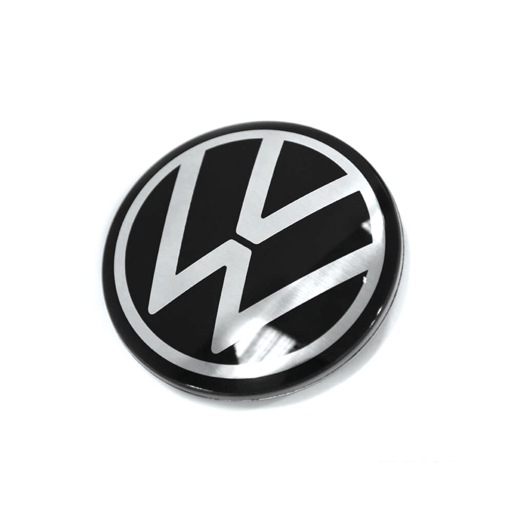 Image of Volkswagen VW New Style logo 65mm wheelcap centre hubs single unpacked