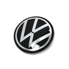 Image of Volkswagen VW New Style logo 65mm wheelcap centre hubs single unpacked