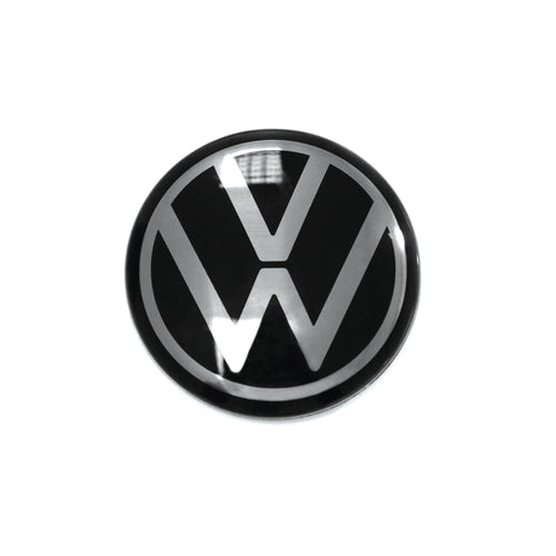 Image of Volkswagen VW New Style logo 65mm wheelcap centre hubs single front
