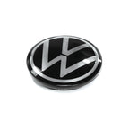 Image of Volkswagen VW New Style logo 65mm wheelcap centre hubs single 