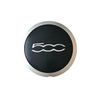 Single Fiat 500 Wheel Centre Cap 133mm 68078419AC on a white background
