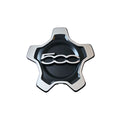 Single Fiat 500X Wheel Centre Cap on a white background
