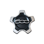 Single Fiat 500X Wheel Centre Cap on a white background