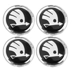 skoda wheel centre caps 56mm on a white background