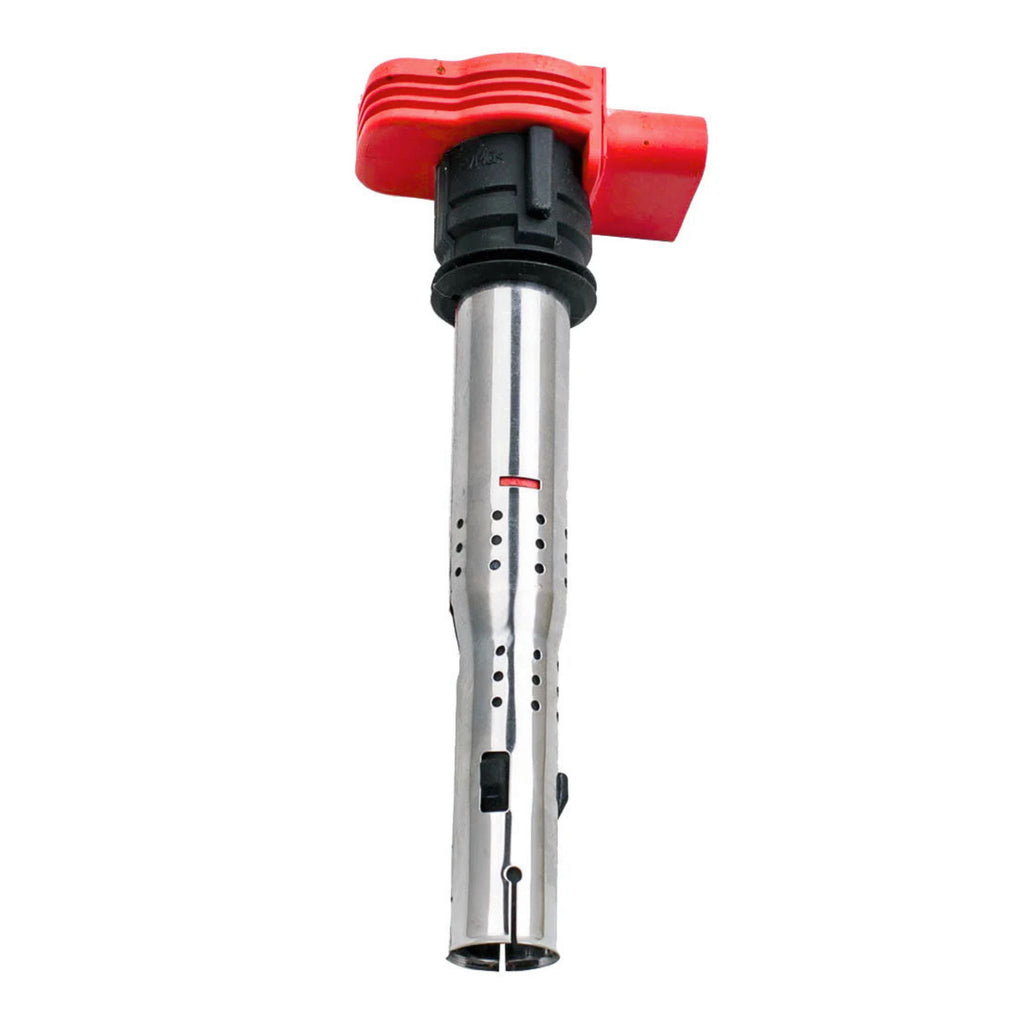 Single vw audi red top coil pack 06D905115G on a white background