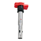 Single vw audi red top coil pack 06D905115G on a white background