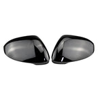 Volkswagen Golf Mk8 & Mk8.5 Gloss Black Mirror Caps Pair on a white background