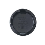 Rear view of vw volkswagen 65mm wheel centre cap showing part number 3b7601171 on a white background