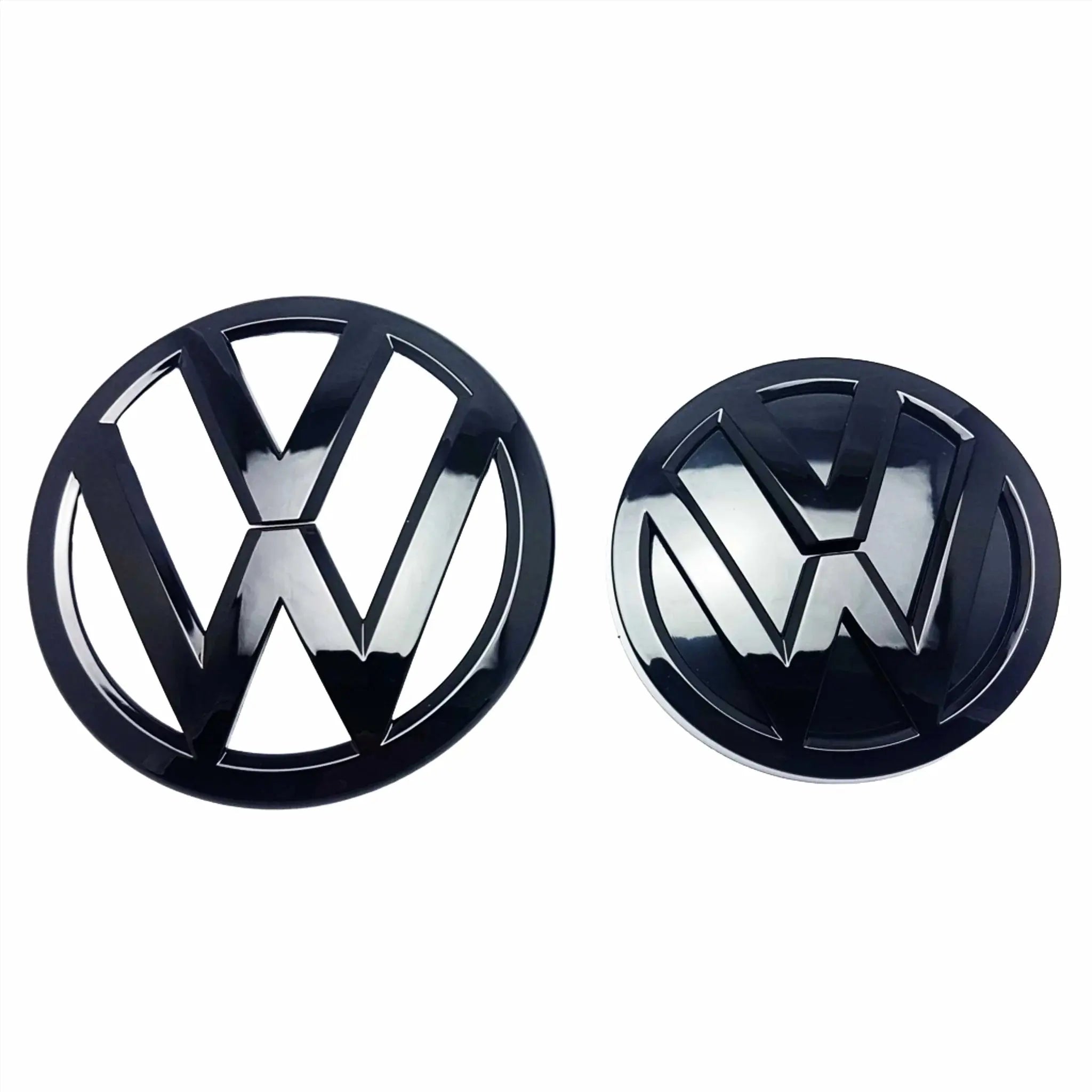 Image of Mk7 Volkswagen golf black badges front and back
