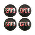 VW Volkswagen"GTI" Logo Wheel Centre Caps 4pc Set FKNPerformance
