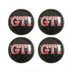 VW Volkswagen"GTI" Logo Wheel Centre Caps 4pc Set FKNPerformance