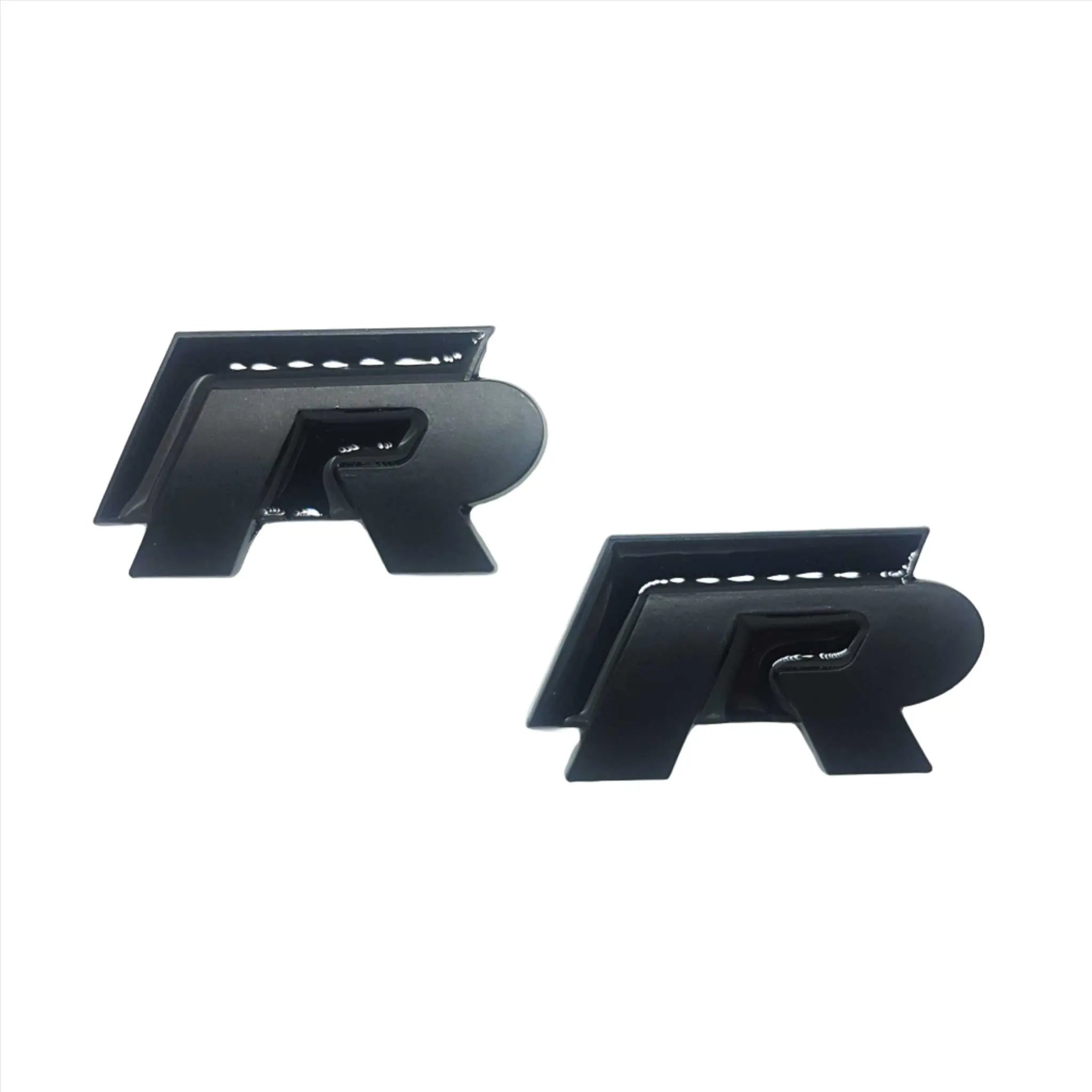 VW Golf R Black Gloss & Matte 'R' Badges Set Volkswagen MK6 MK7 Mk7.5 FKNPerformance